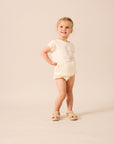 Lil Legs Cream House Marled Girl Set
