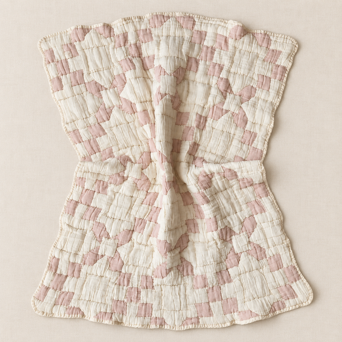 New Grain Petal Pink Quilt Blanket