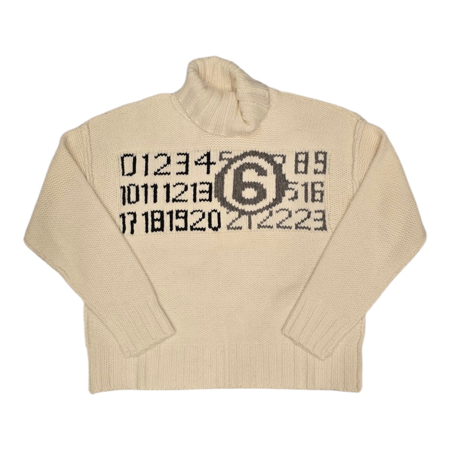 Maison Margie Off White Knit Sweater