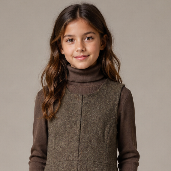 Sweet Threads Olive Green Ribbed Top