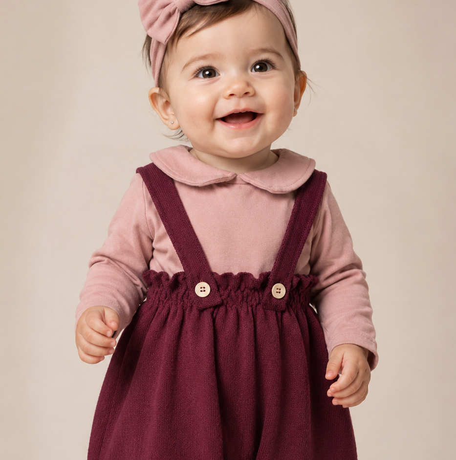 Babe And Tess Clementina Ruffle Shirt Set
