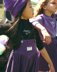 Calla Lili Black And Purple Après MockNeck