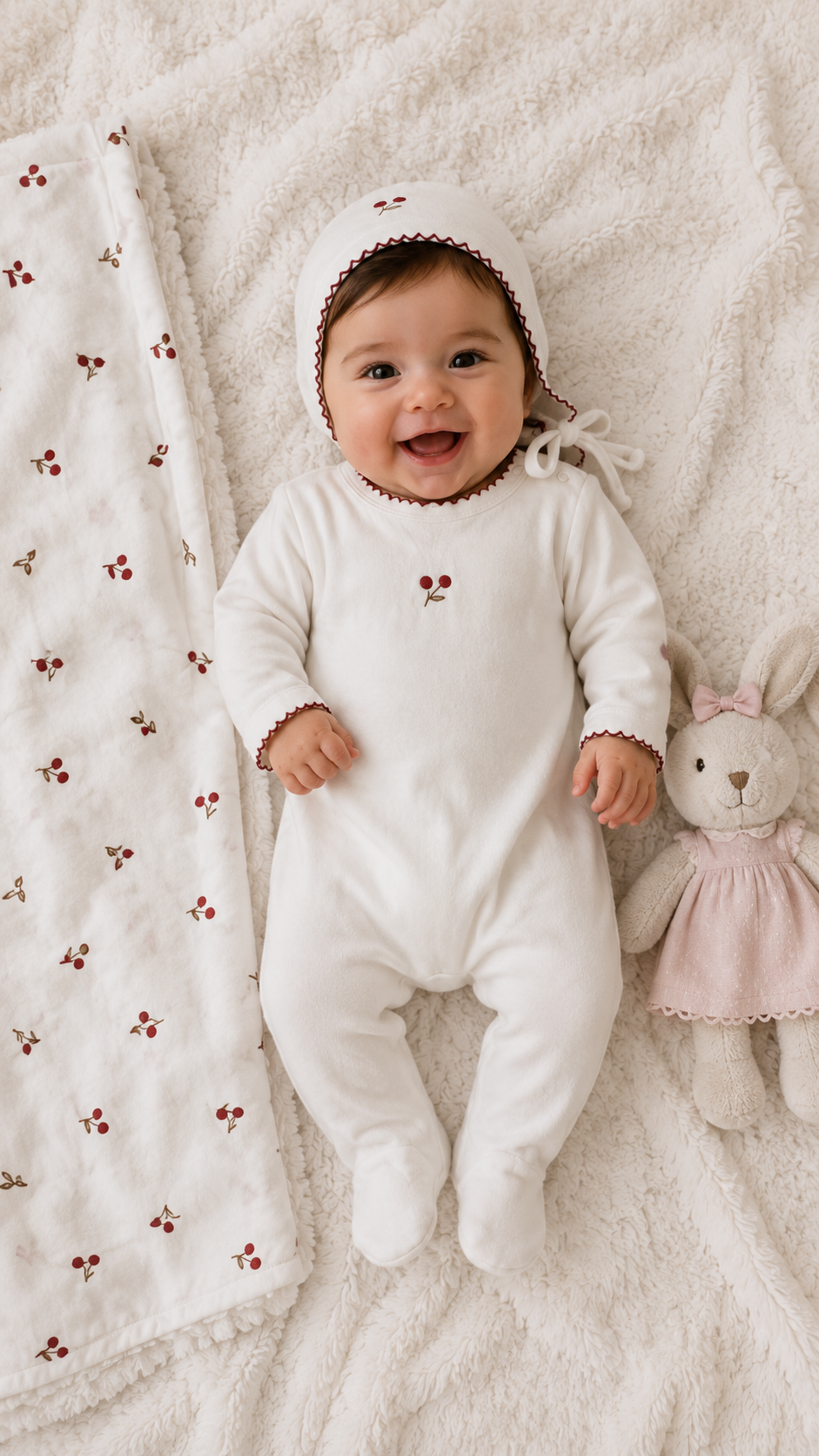 Bubani Velour Bud Collection Footie Set