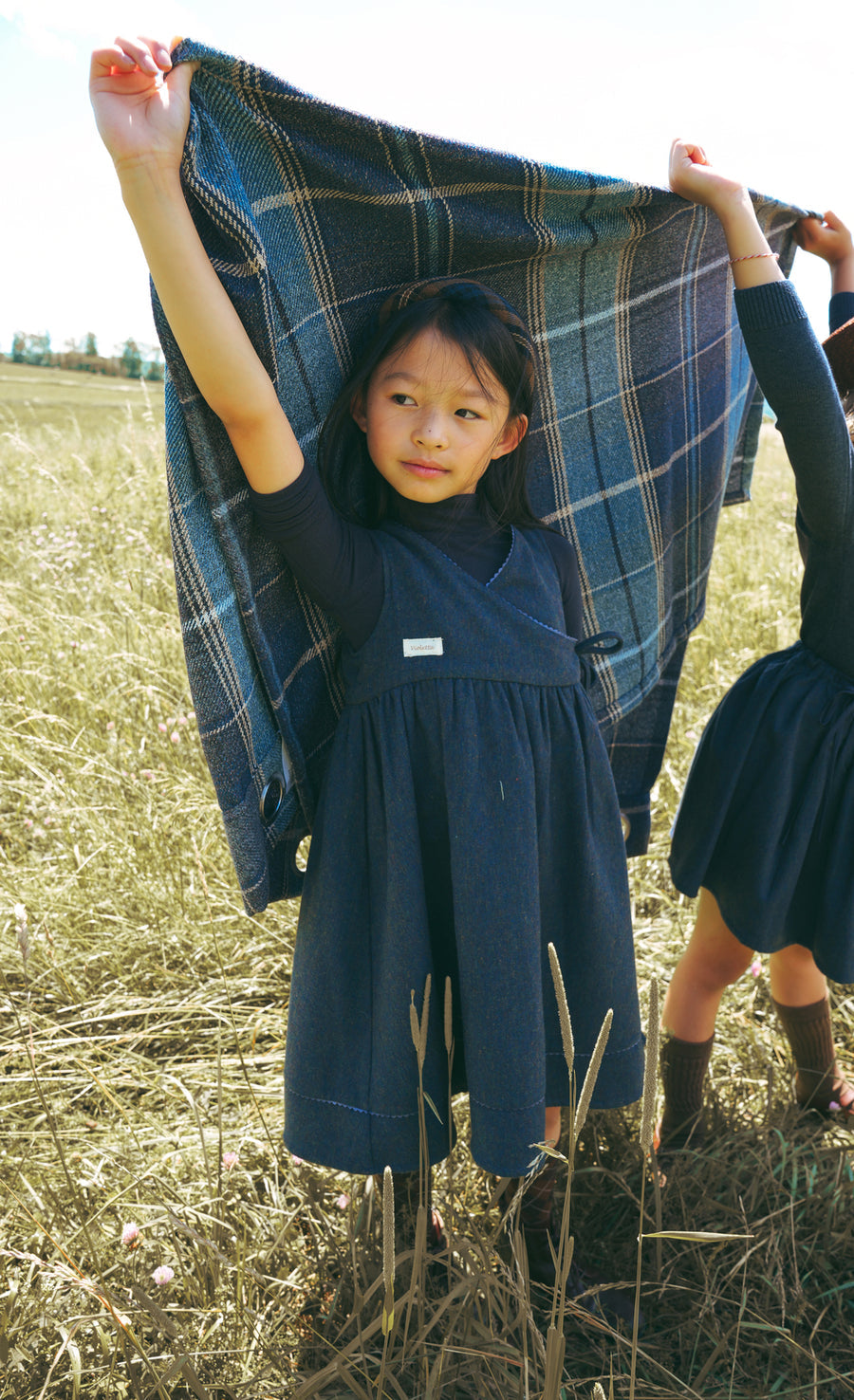 Calla Lili Blue Wrap Dress