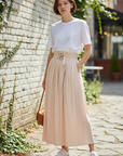 Hev And Bloom Pink Buckle Skirt