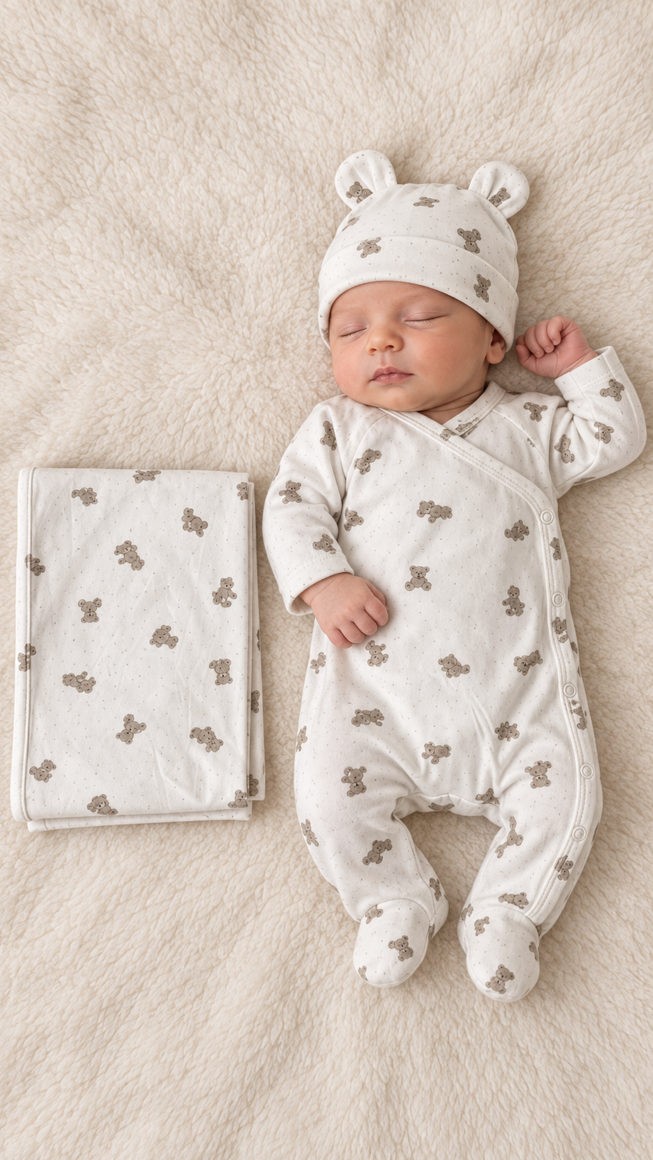 Mar Mar Copenhagen Teddy Bear Footie Set