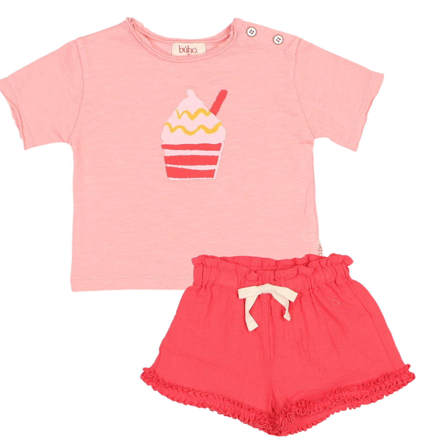Buho Ice Cream Shorts Set