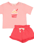 Buho Ice Cream Shorts Set