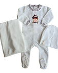 Ely's and Co French Terry Scottish Footie Set