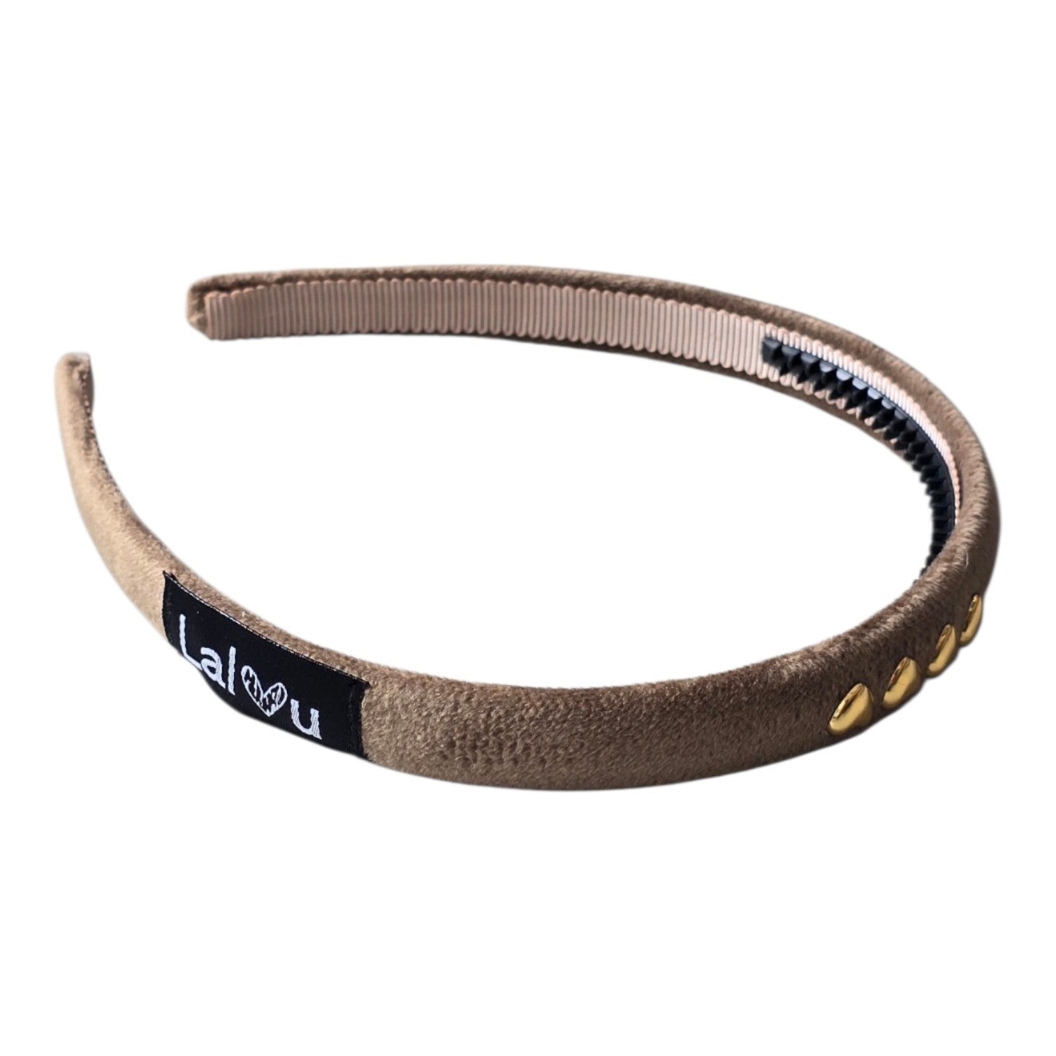 Lalou Velvet Brown Headband