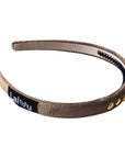 Lalou Velvet Brown Headband