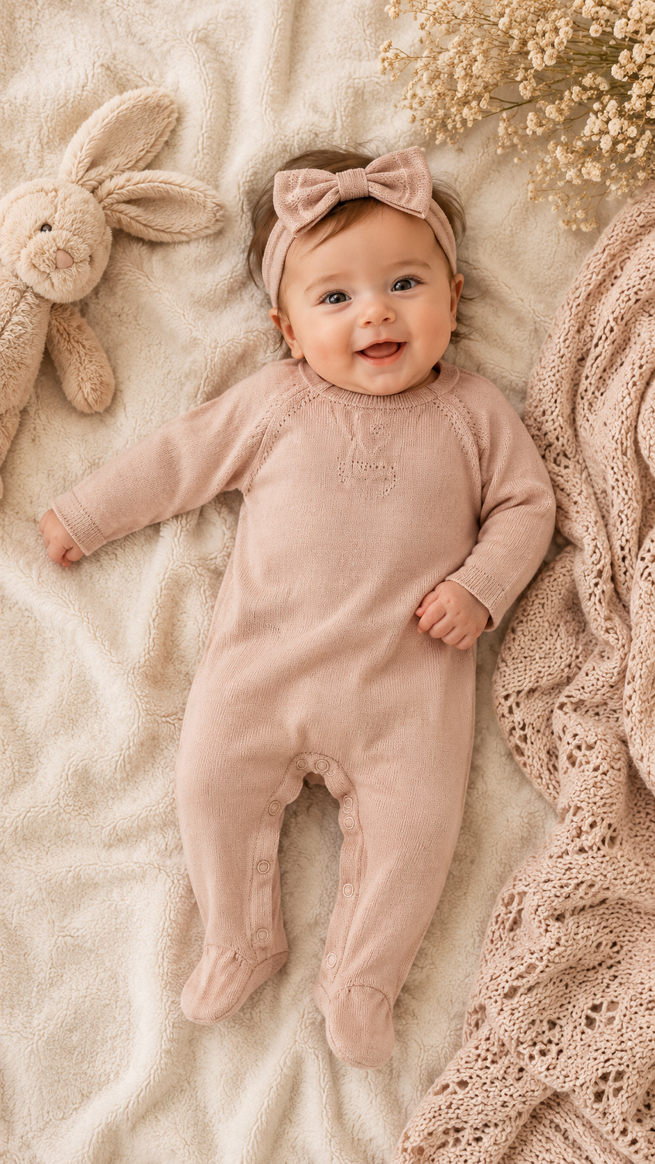 Oubon Pink Wool Set