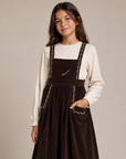Bonjour Brown Corduroy Maxi Set