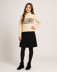 Maison Margie Off White Knit Sweater