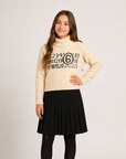 Maison Margie Off White Knit Sweater