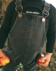 Calla Lili Black Baby Boy Denim Overall