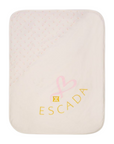 Escada Gold Logo Baby Blanket