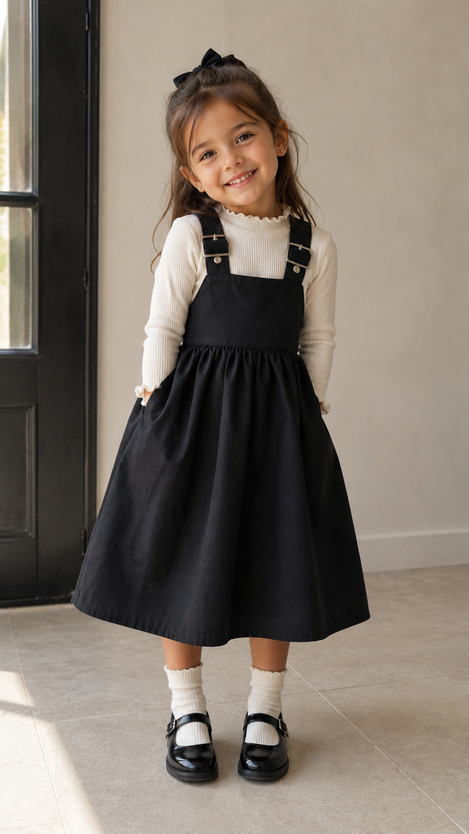Byke Black Taffeta Jumper