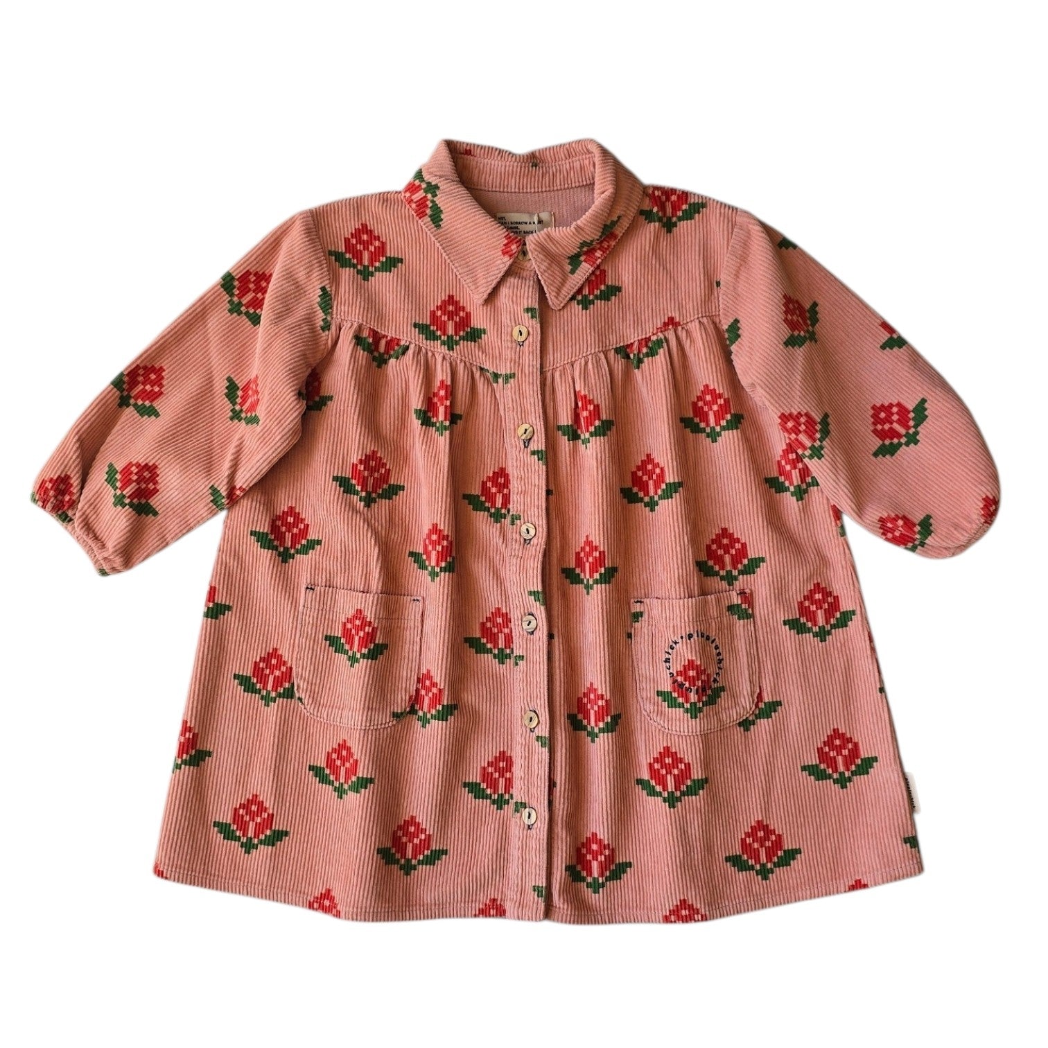 Piupiuchick Flowers Shirt Dress