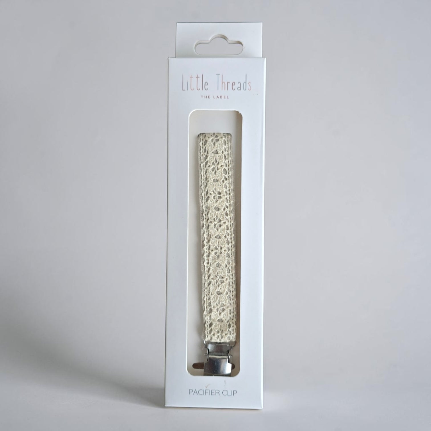 Little Threads Crotchet Ribbon Pacifier Clip