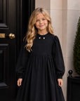 Little Tempest Girls Taffeta Party Dress With Collar
