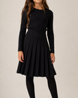 Froo Style Black Pleated Skirt