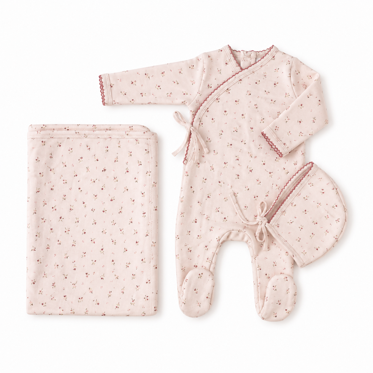 Minilabel Pink Heart Printed Kimono Set