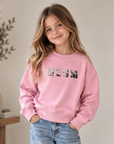 Msgm Pink Boxy Sweatshirt