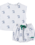 Loud Beach Bed Striped Baby Set