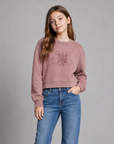 Max And Co Mauve Logo Sweatshirt