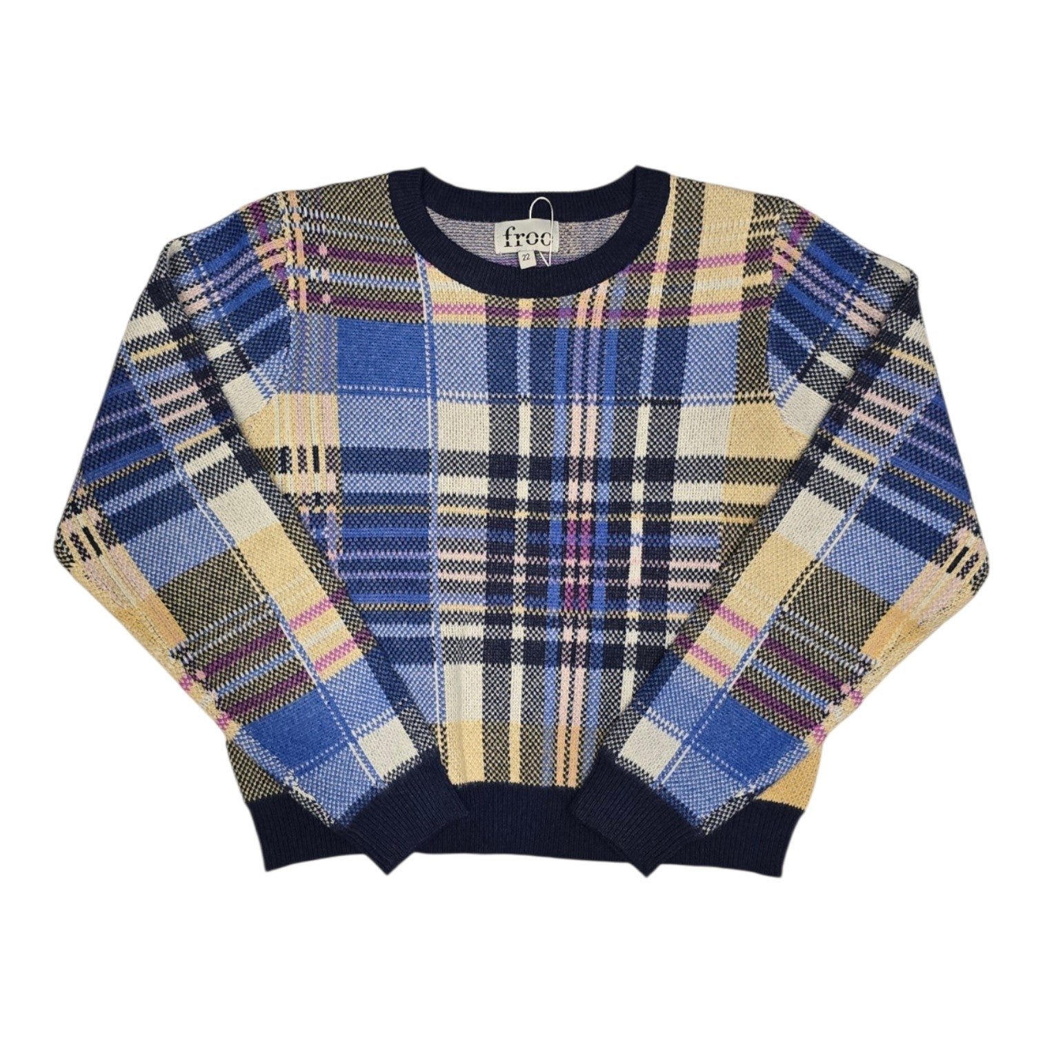 Froo Style Plaid Tovah Sweater