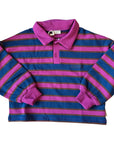 Petit Blush Stripe Polo Sweater