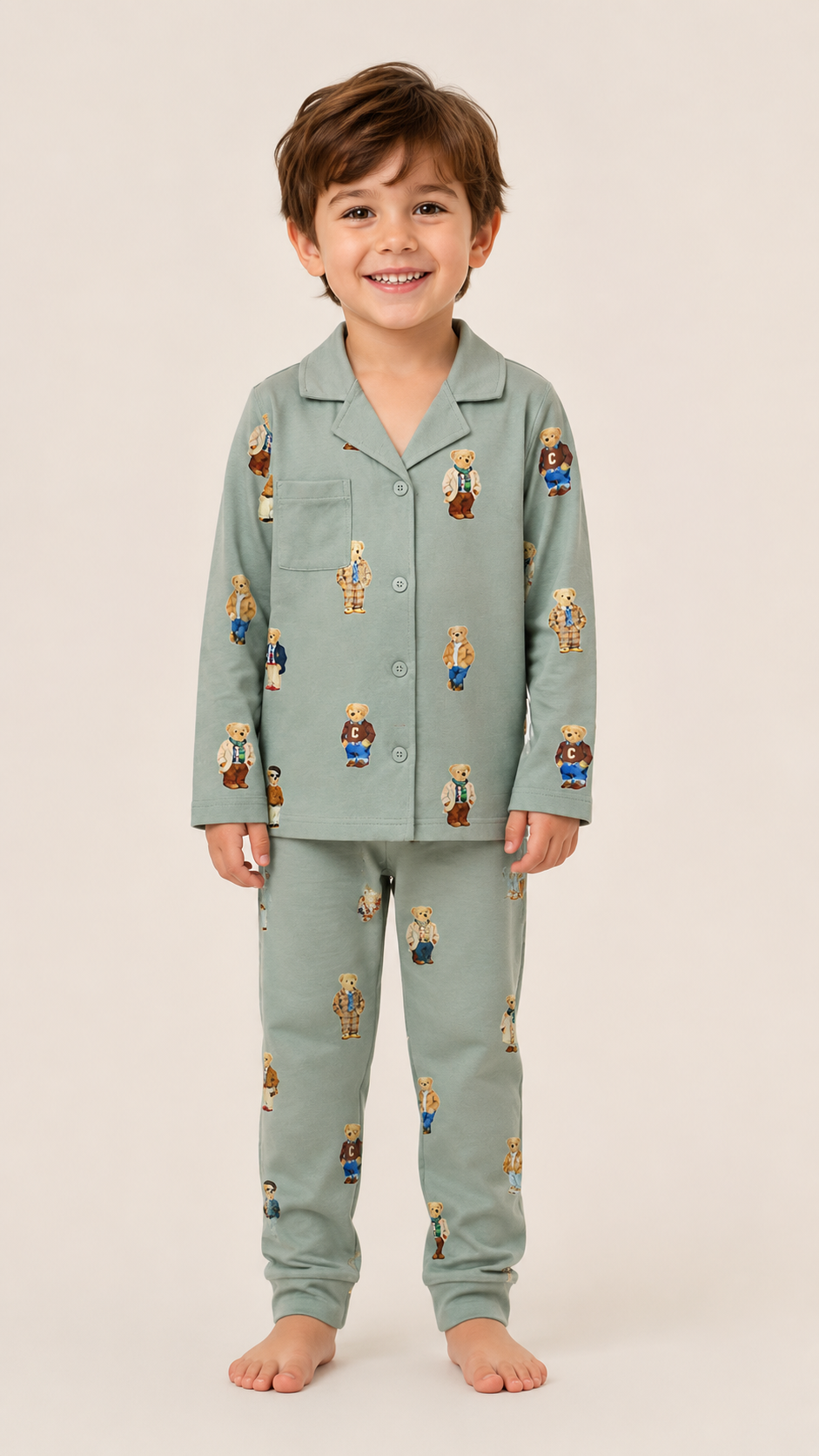 Crew Kids Jade Teddy Patter Pajama