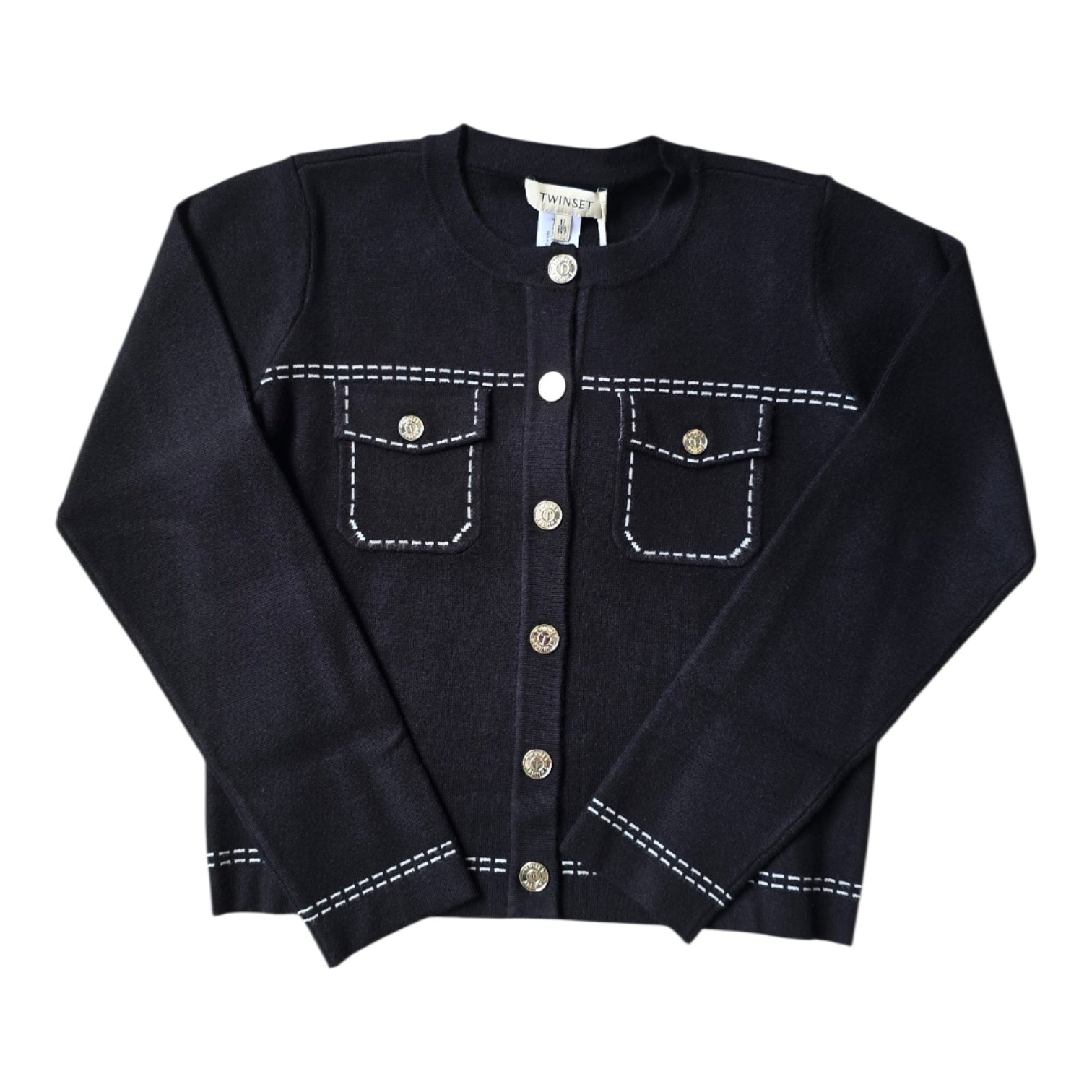 Twinset Nero Iced Coffee Sweater