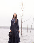 Poet Dahlia Navy Knit Cardigan