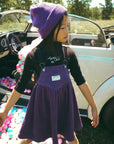 Calla Lili Purple Corduroy Jumper