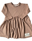 Booso Khaki Bevel Dress