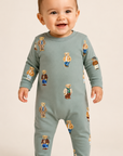 Crew Kids Jade Teddy Patter Pajama Footie