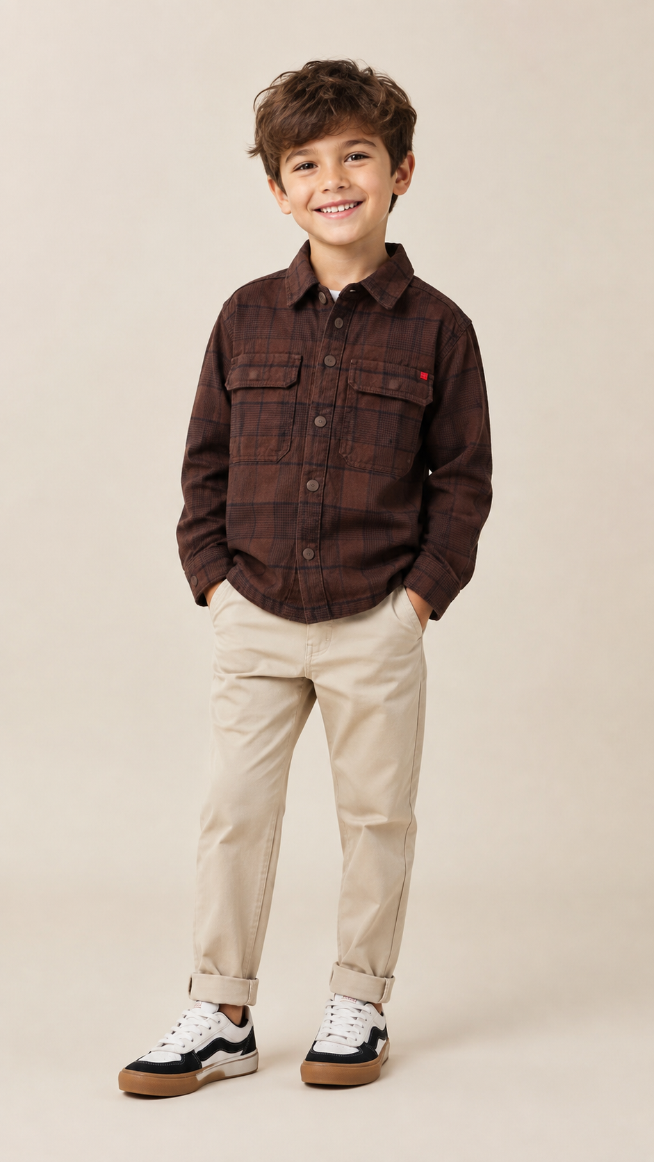 Hugo Coffee Flap Pocket Shirt