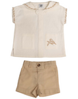 Noma Bird Embroidered Pocket Set