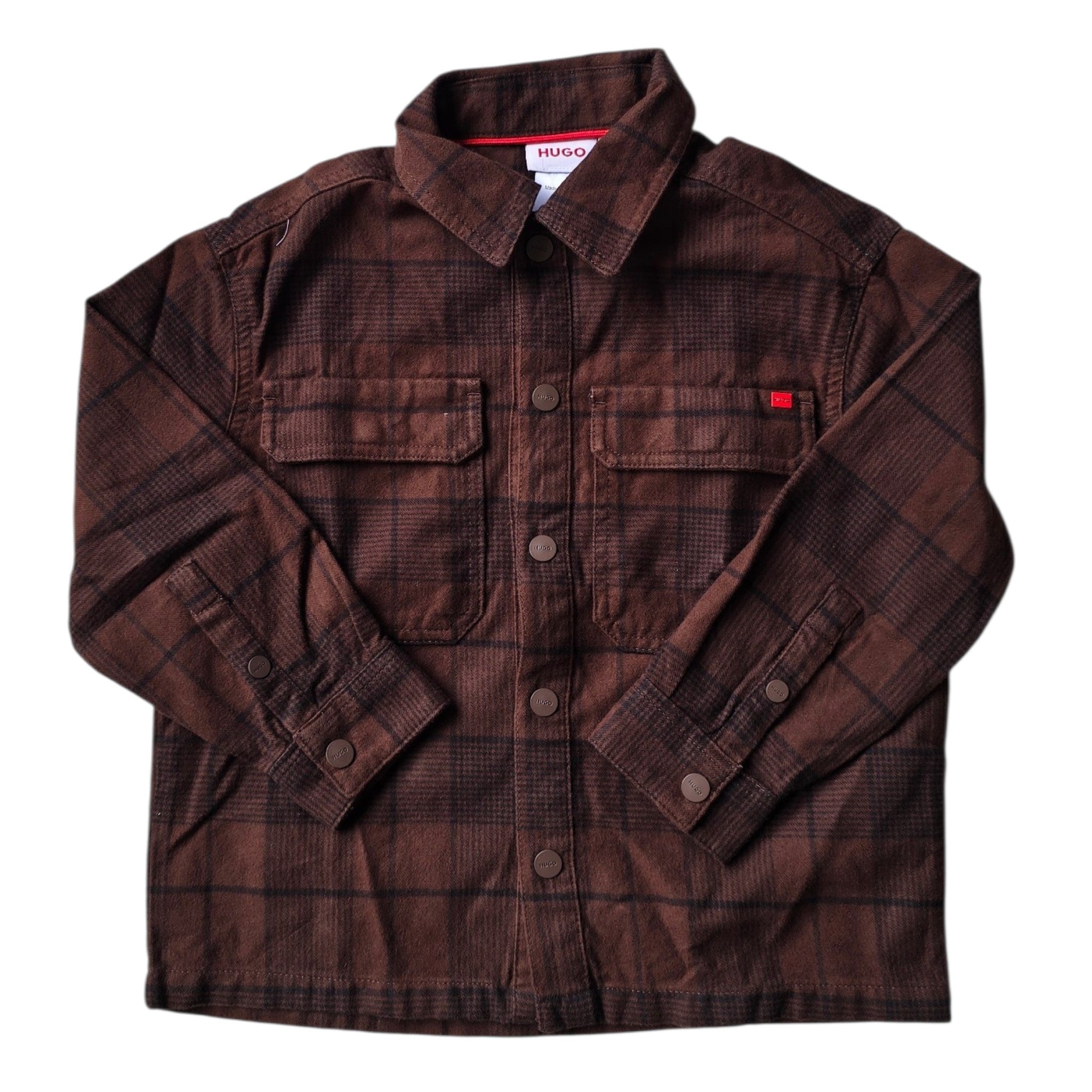 Hugo Coffee Flap Pocket Shirt