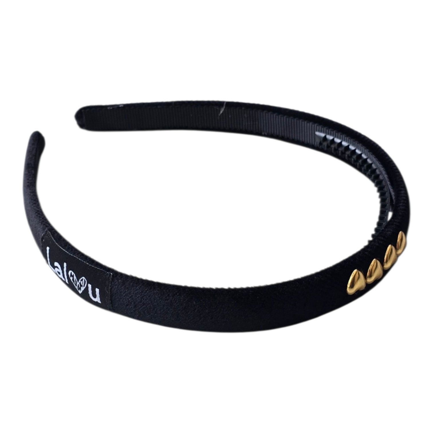 Lalou Velvet Black Headband