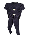 Ely's and Co Navy French Terry Scottish 2pc Set