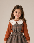 Petit Indi Checked Jumper With Sweater