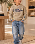 Scotch and Soda Natural Blue Trim Sweater