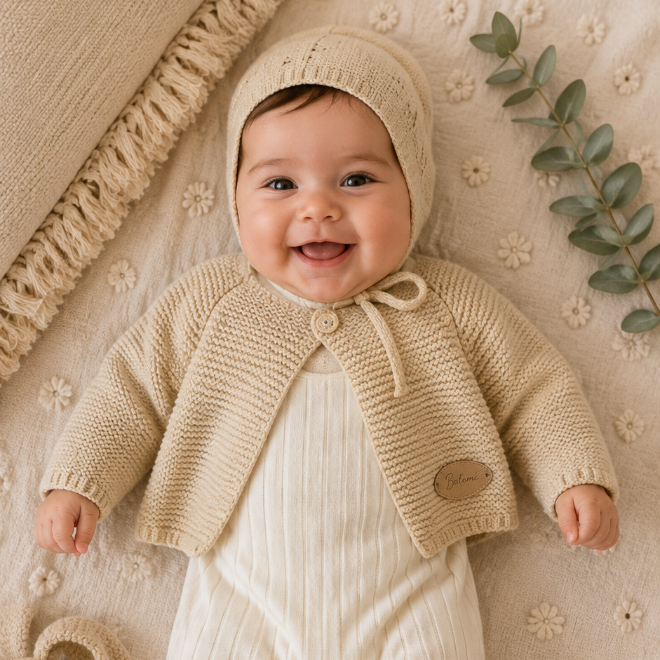 Bubani Boy Sweater Set With Hat