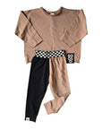 Booso Beige Stripes 2pc Set