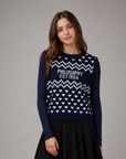 Philosophy Blu Scuro Hearts Sweater Vest