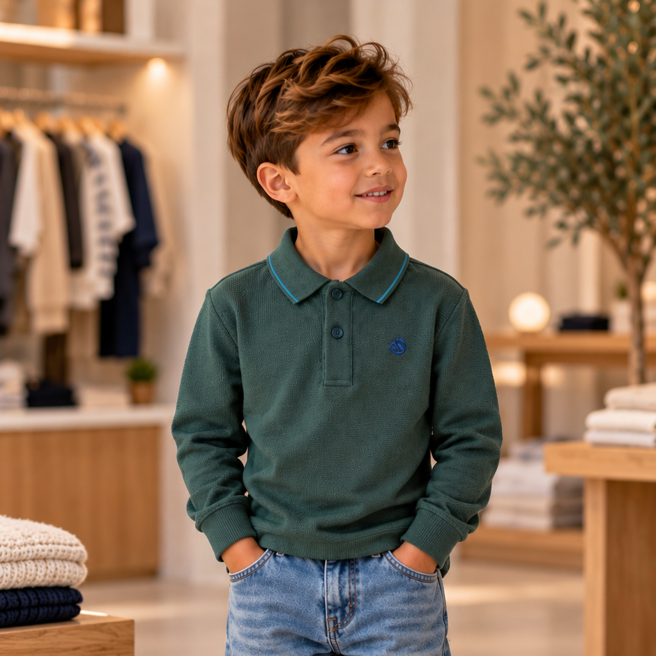 Scotch and Soda Green Moss Polo