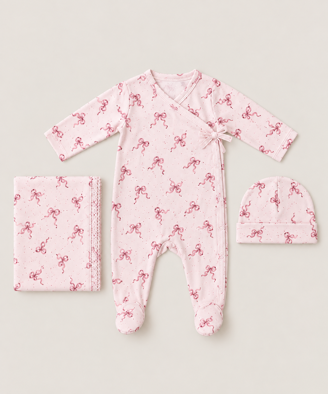 Mar Mar Copenhagen Bows Footie Set